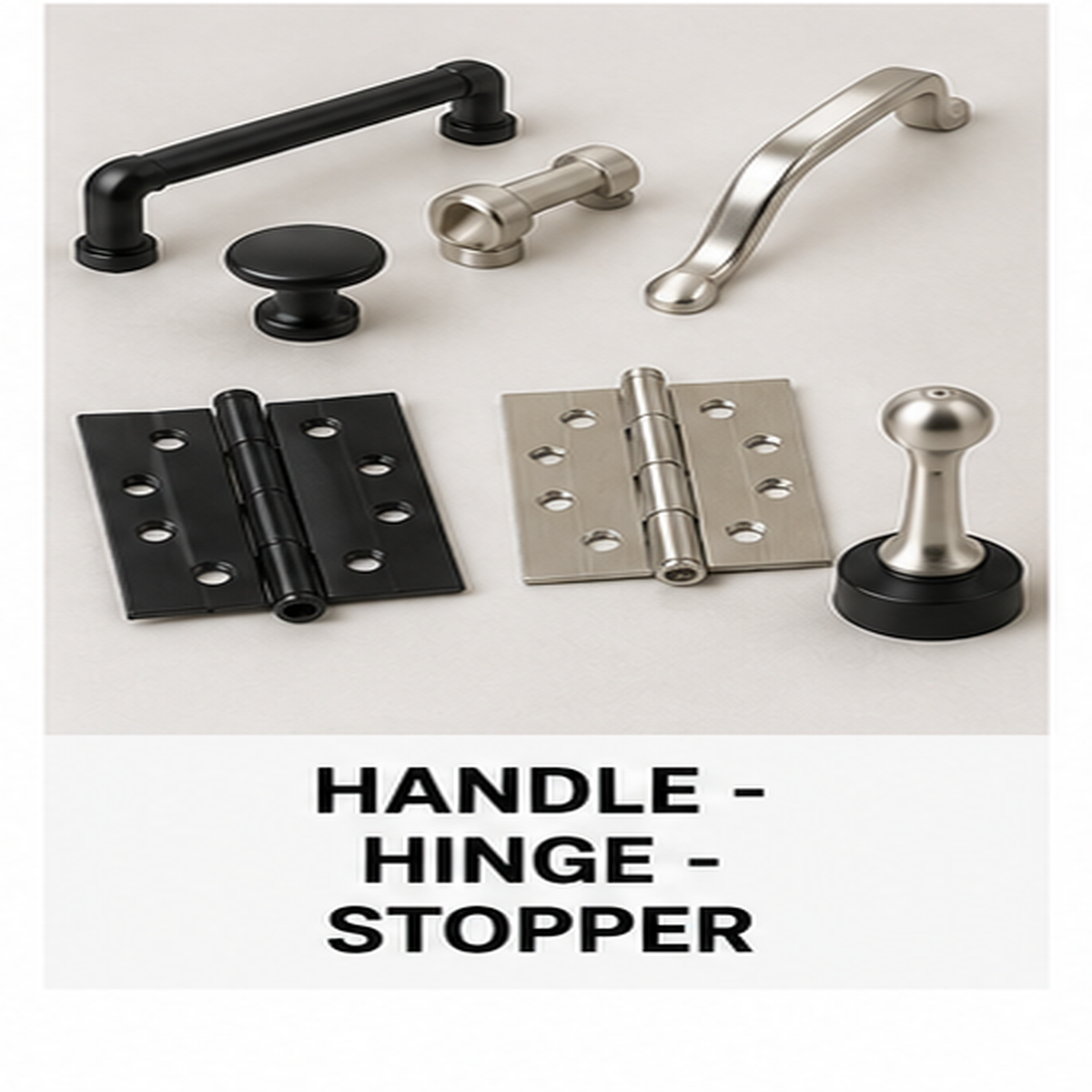 HANDLE - HINGE - STOPPER