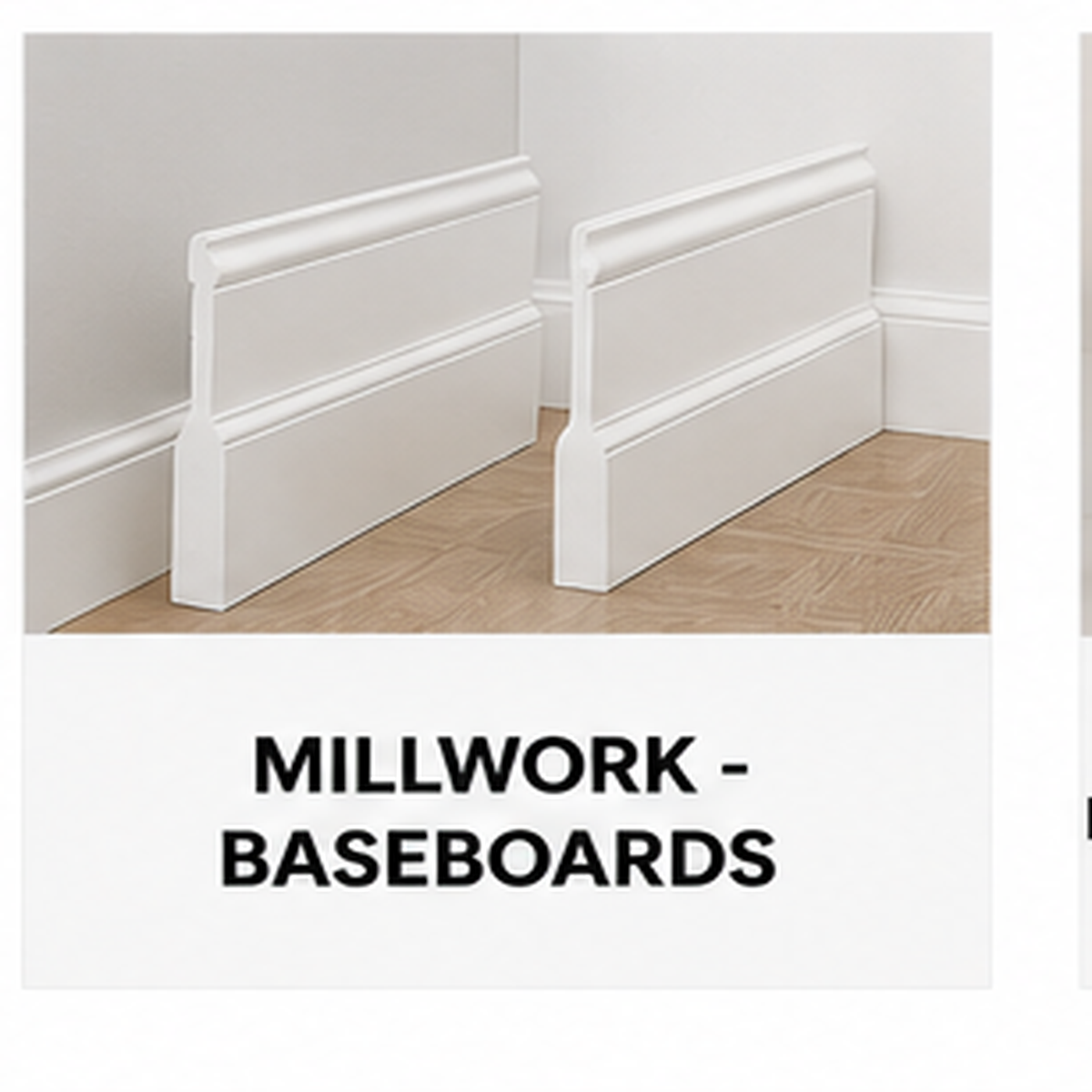 MILLWORK - BASEBOARDS