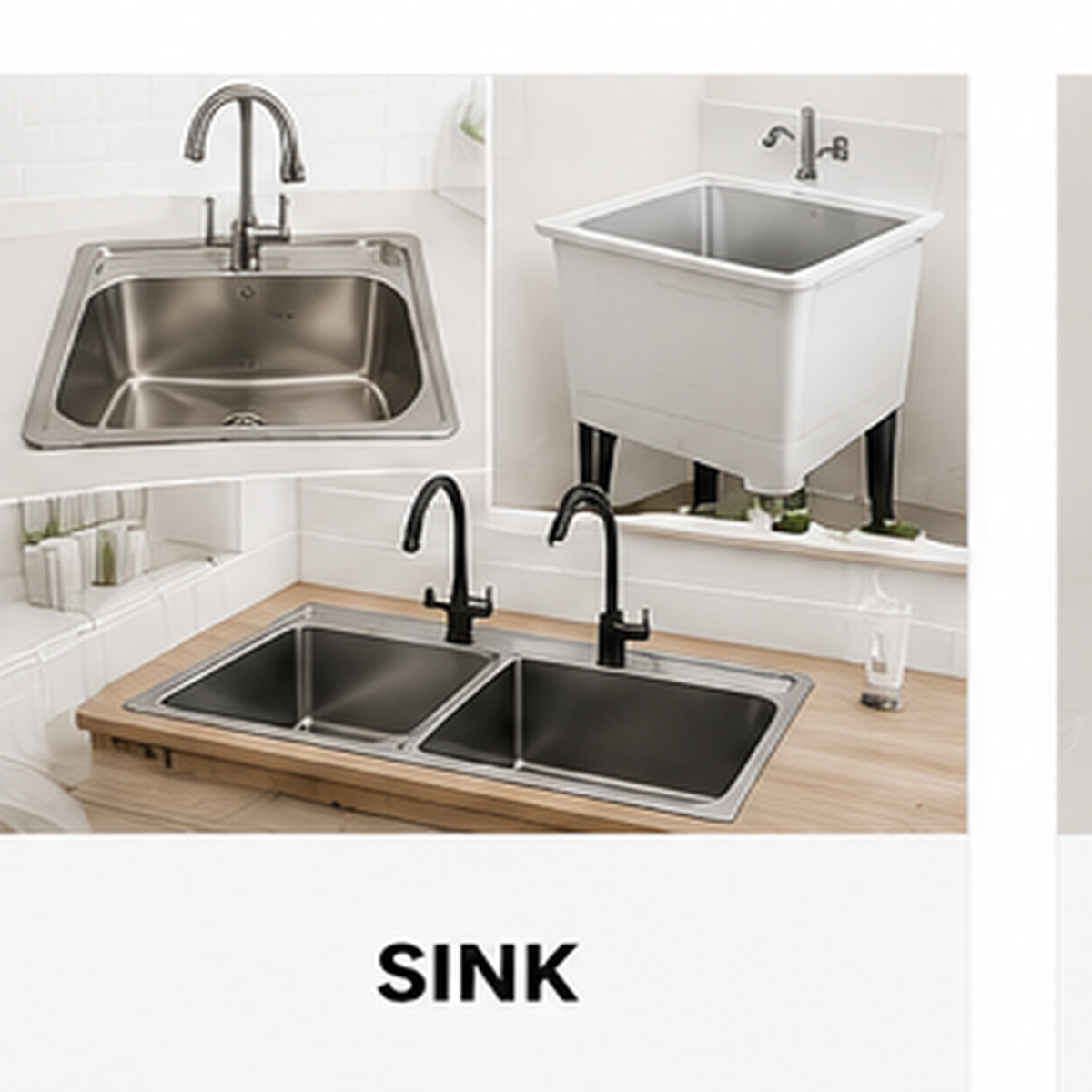 SINK - BATHROOM SINK - LAUNDRY SINK - KITCHEN SINK