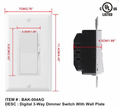 LED/CFL Dimmer Switch – 120V, 150W image 0