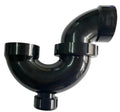 2221 ABS P-Trap W/Union With Cleanout Plug 1-1/2" image 0