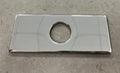 Chrome Bathroom Faucet Cover Plate – 6" Stainless Steel image 0
