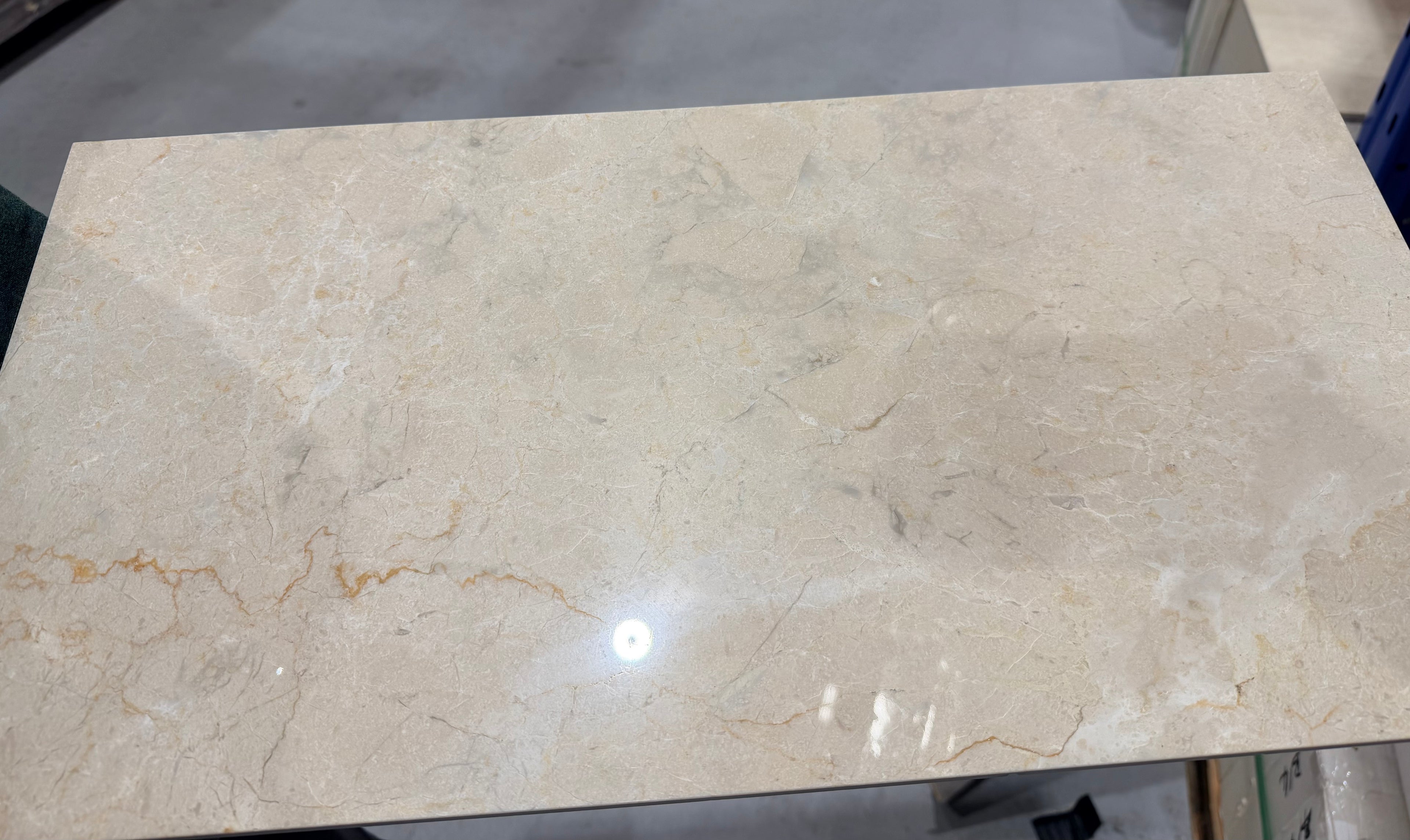 12"x24" Sandstone Beige Polished Stone Tile, $1.59/sq.ft (5pcs/box, 10sq.ft)