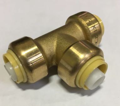 PEX Bite Tee – 1/2" Push-Fit Fitting (Model: 61001) image 1