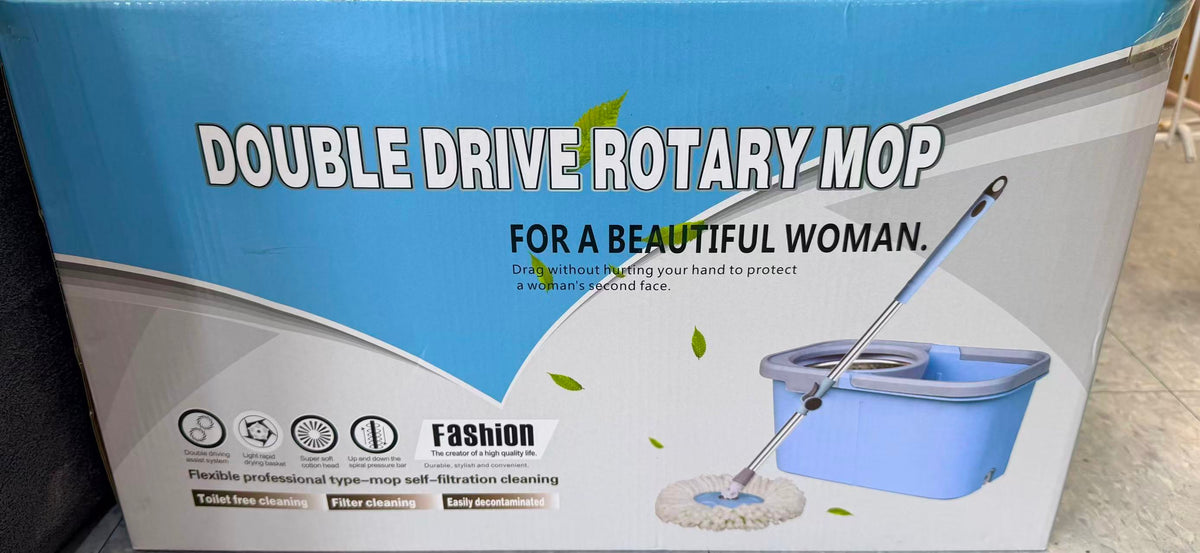 360 degrees mop cleaning set (mop with bucket) image 0
