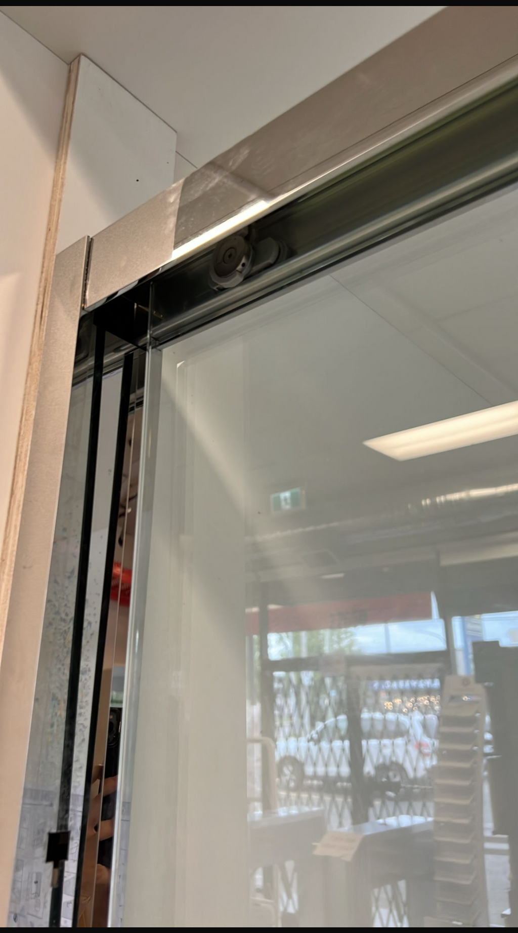 Shower Door 60”x 76” 8mm Framed Chrome image 1