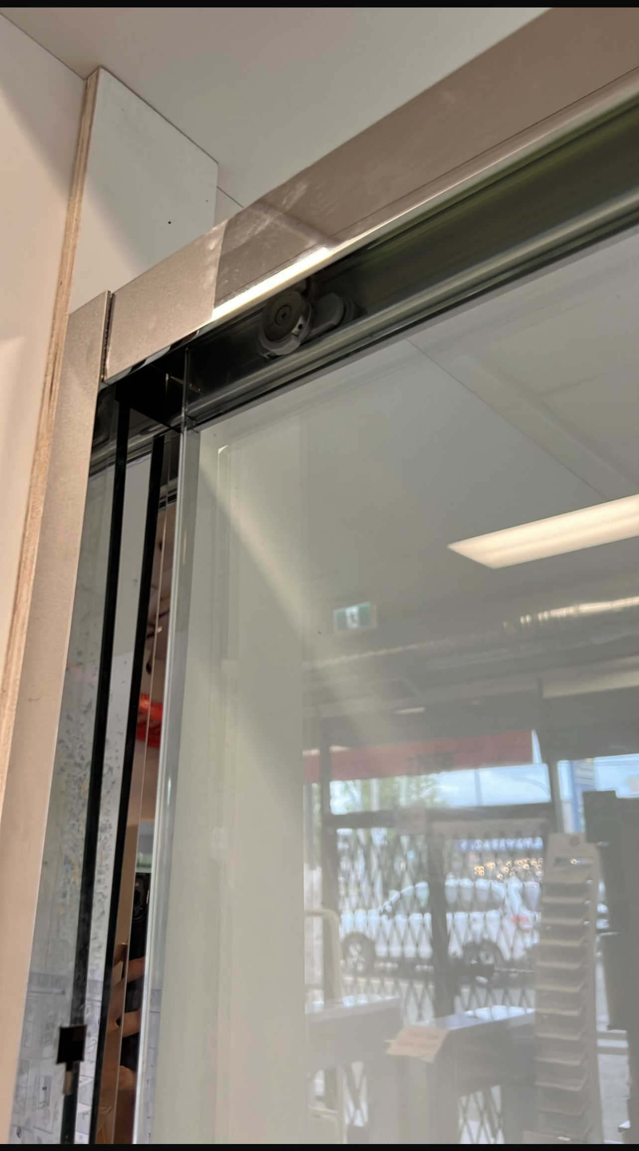 Shower Door 60”x 76” 8mm Framed Chrome image 1