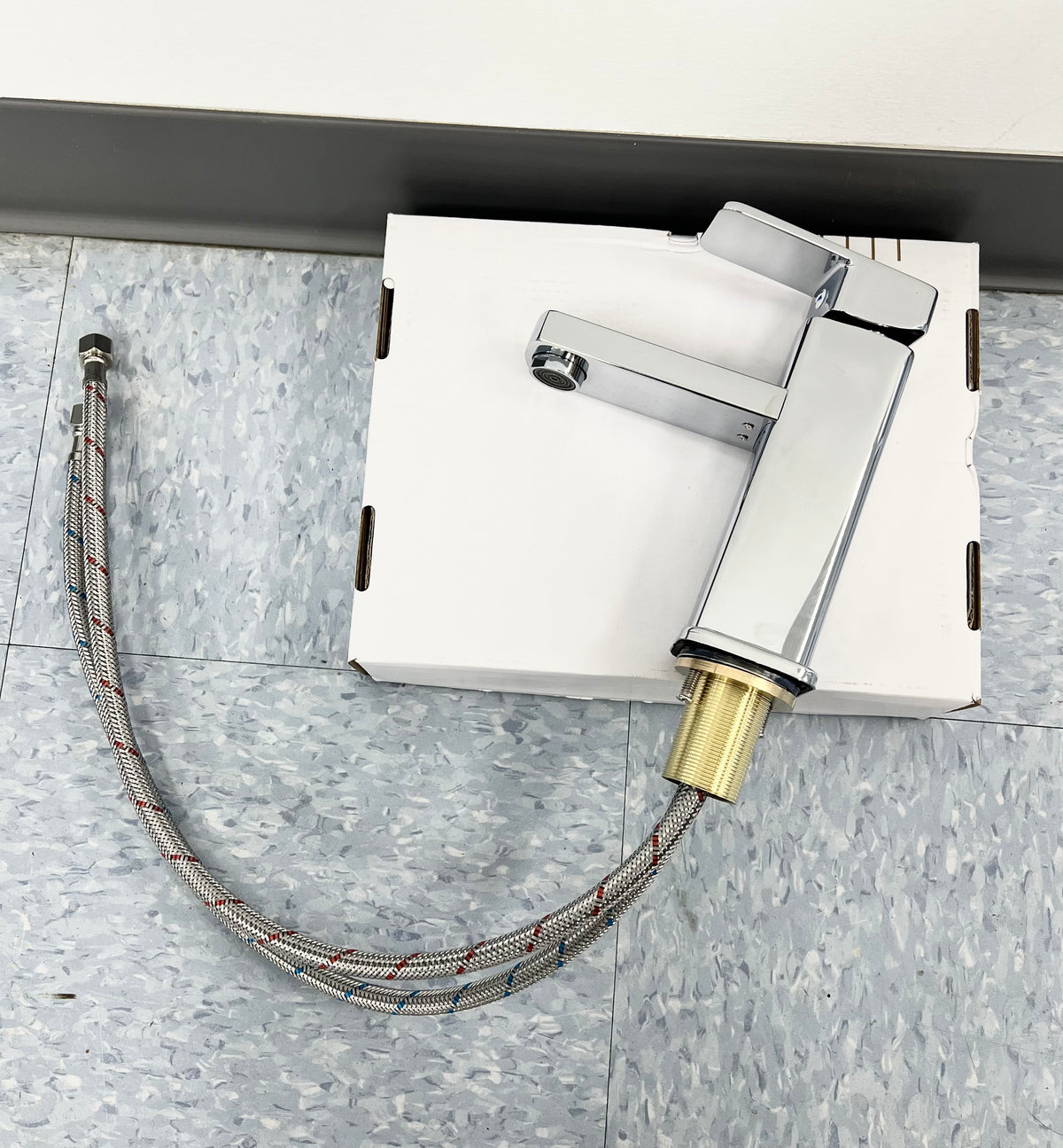 Bathroom Faucet - Square, Chrome image 0