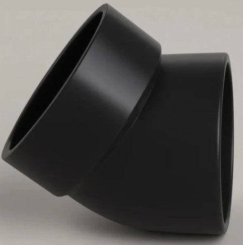 2890C ABS 45 Degree Short Street Elbow 1-1/2" image 0