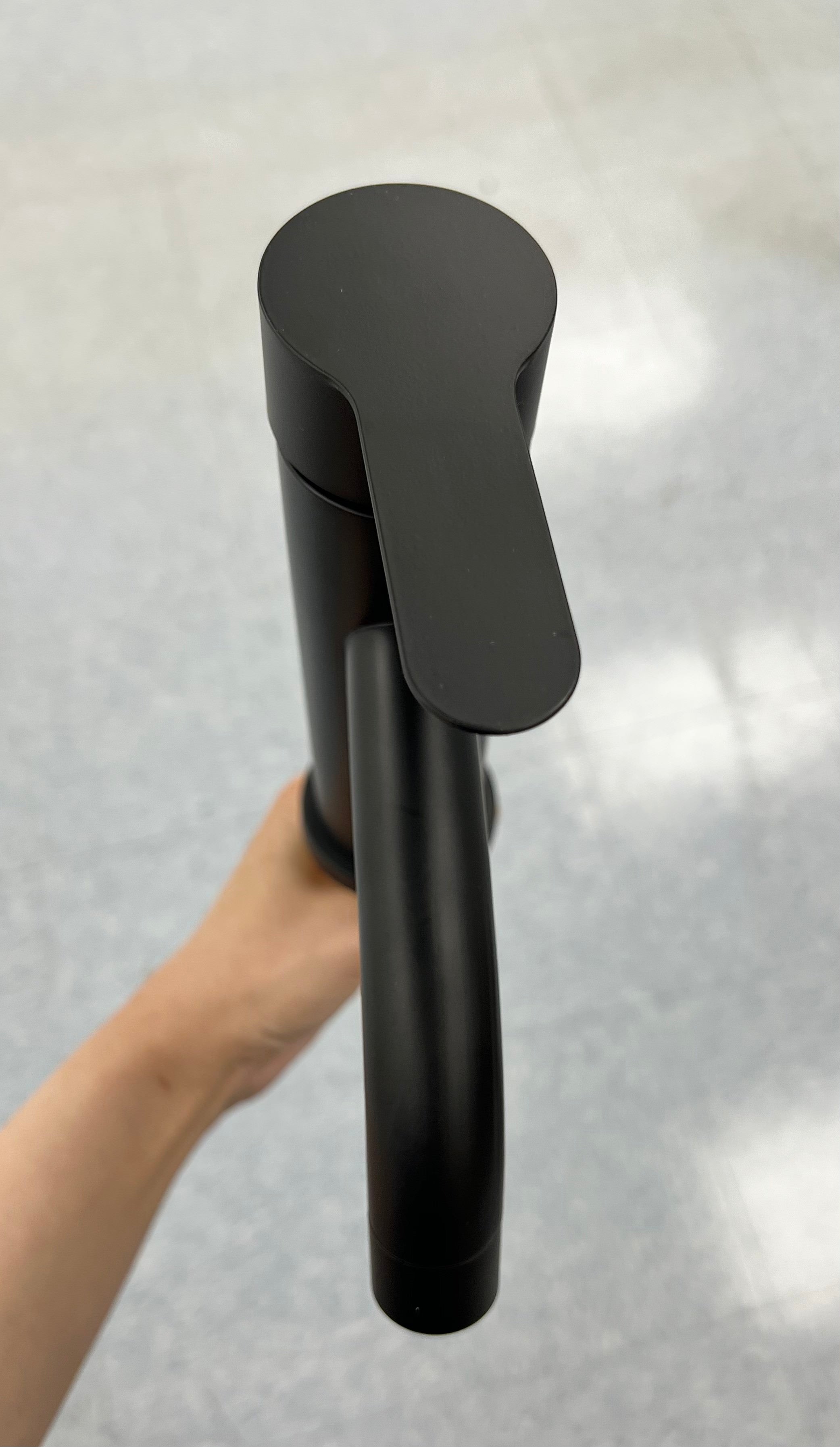 Bathroom Faucet - Round, Matte Black image 1
