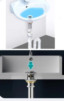 Pop-Up Drain with Overflow - Chrome image 1