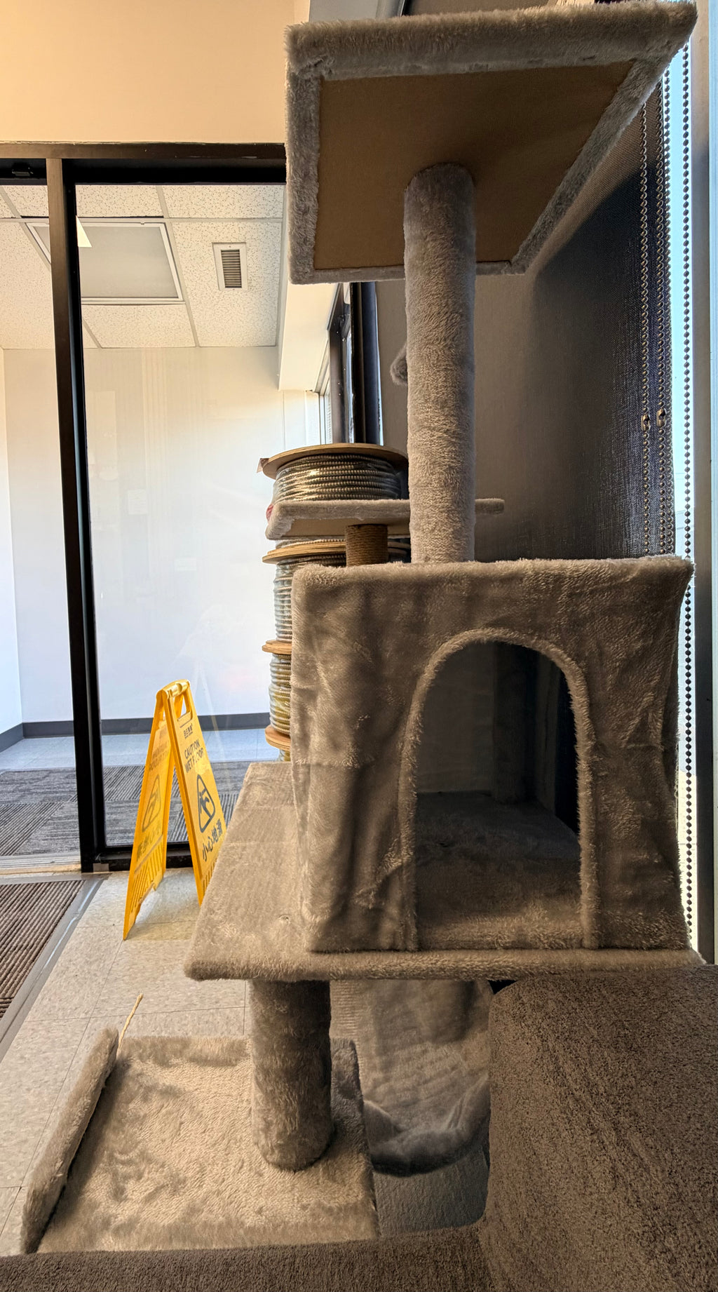 50” H 4-Level Cat Tree with Bed, Toy & Hideout $59 image 3