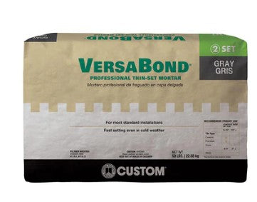 VERSABOND Thin-Set Mortar – Gray | 50 lb Bag image 0