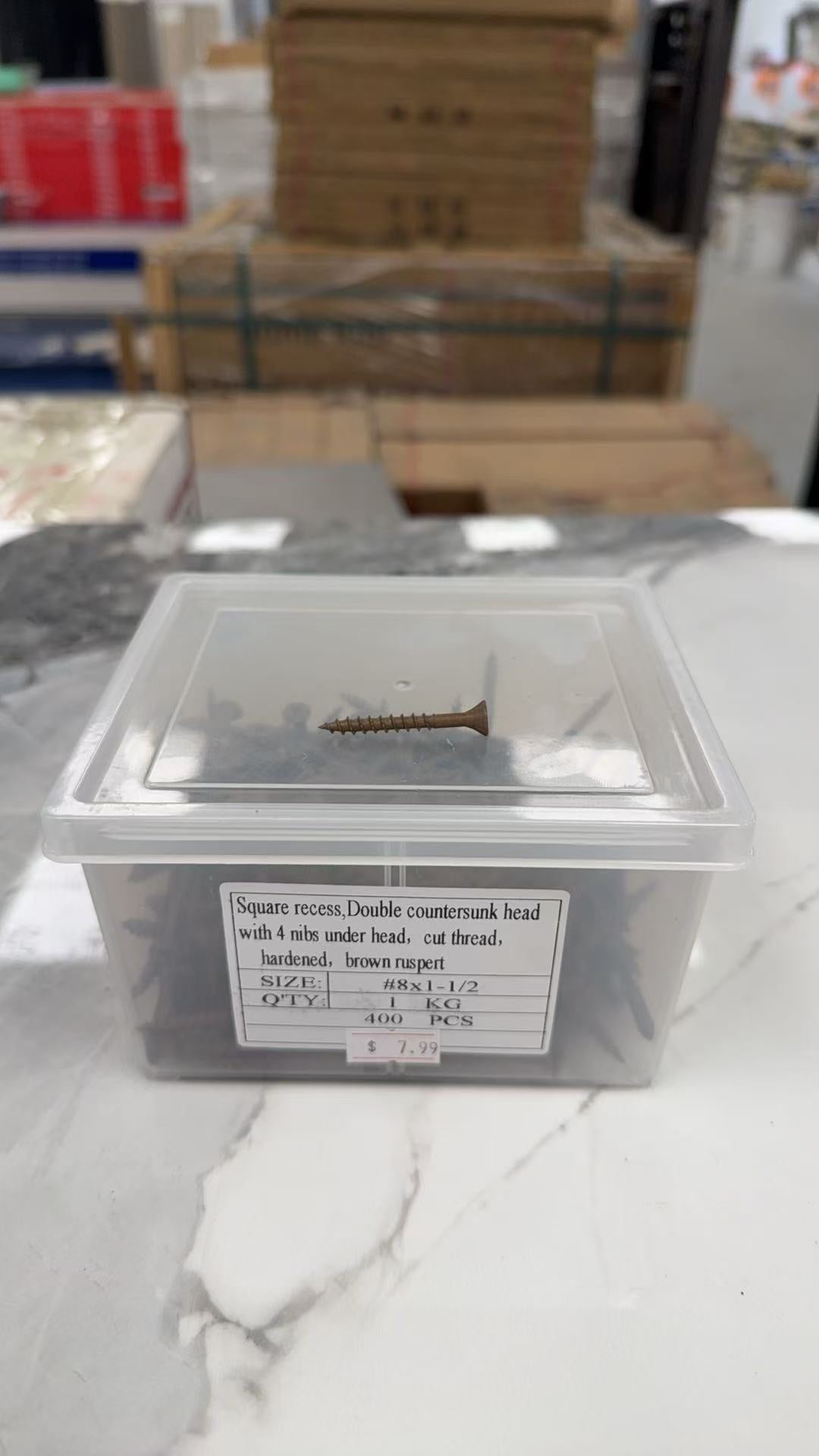 Construction Screws – #8x1-1/2" image 0