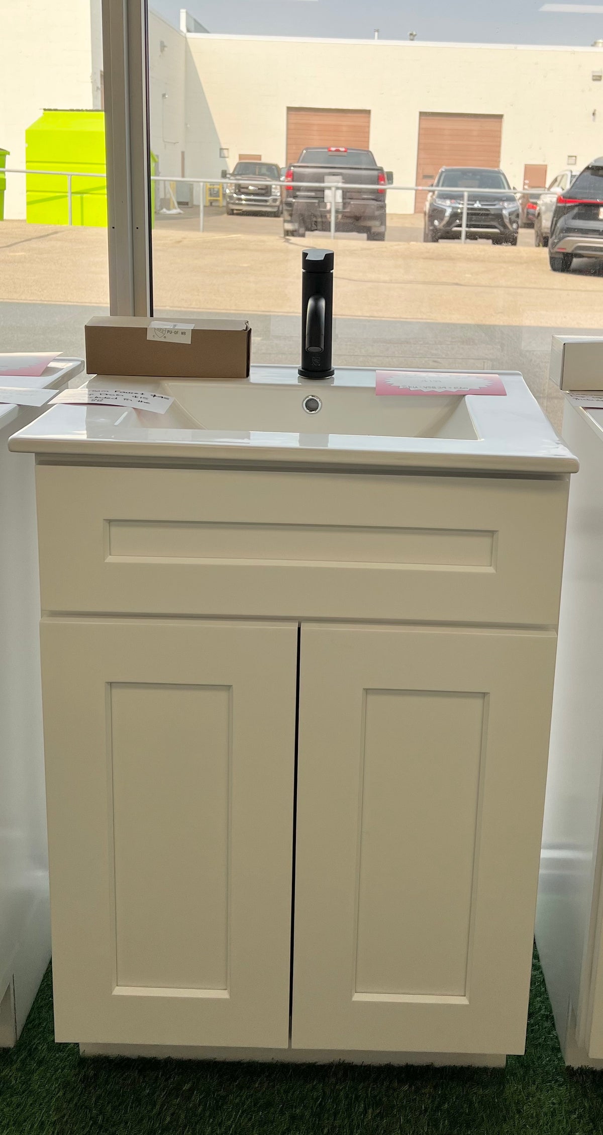 Vanity Combo 24" – White, Solid Wood Door, Drawer, image 0