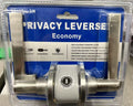 Privacy Lock | Chrome Tubular Leverset - (8016BK-SN) image 1