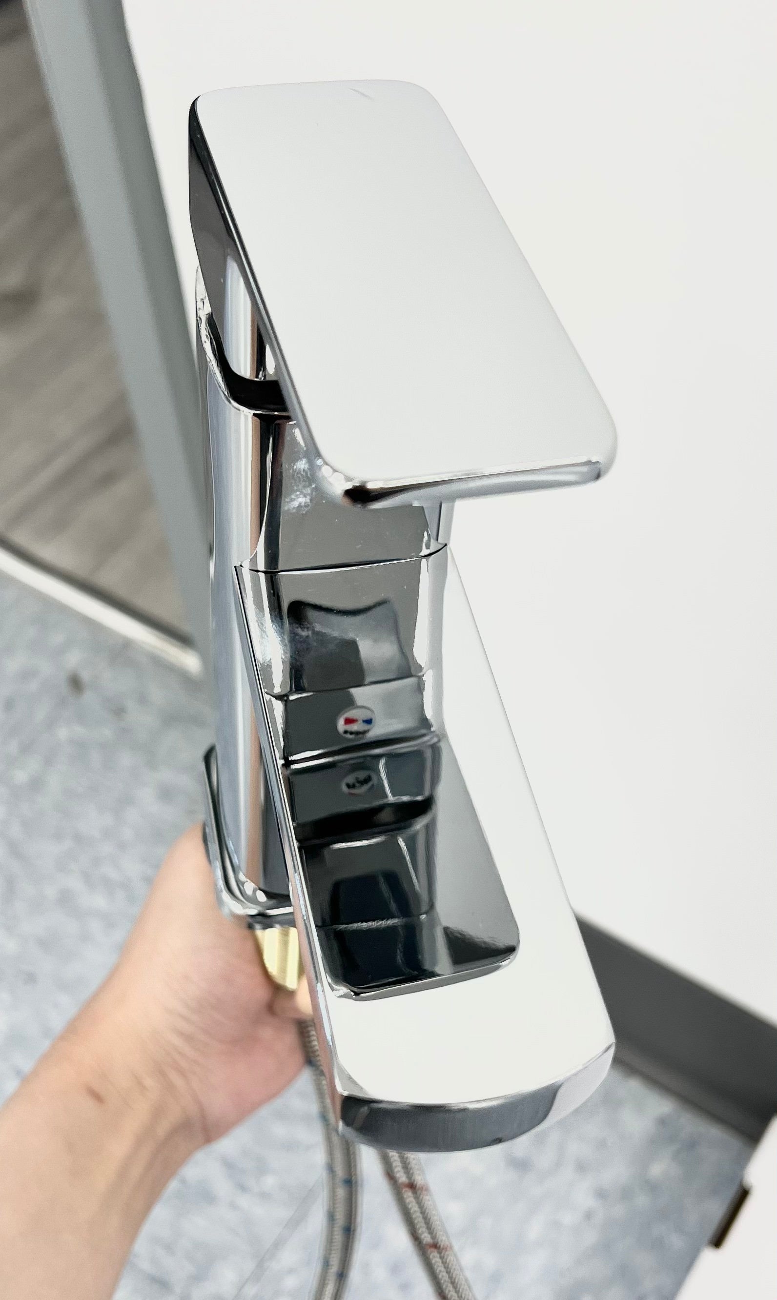 Bathroom Faucet - Square, Chrome image 2