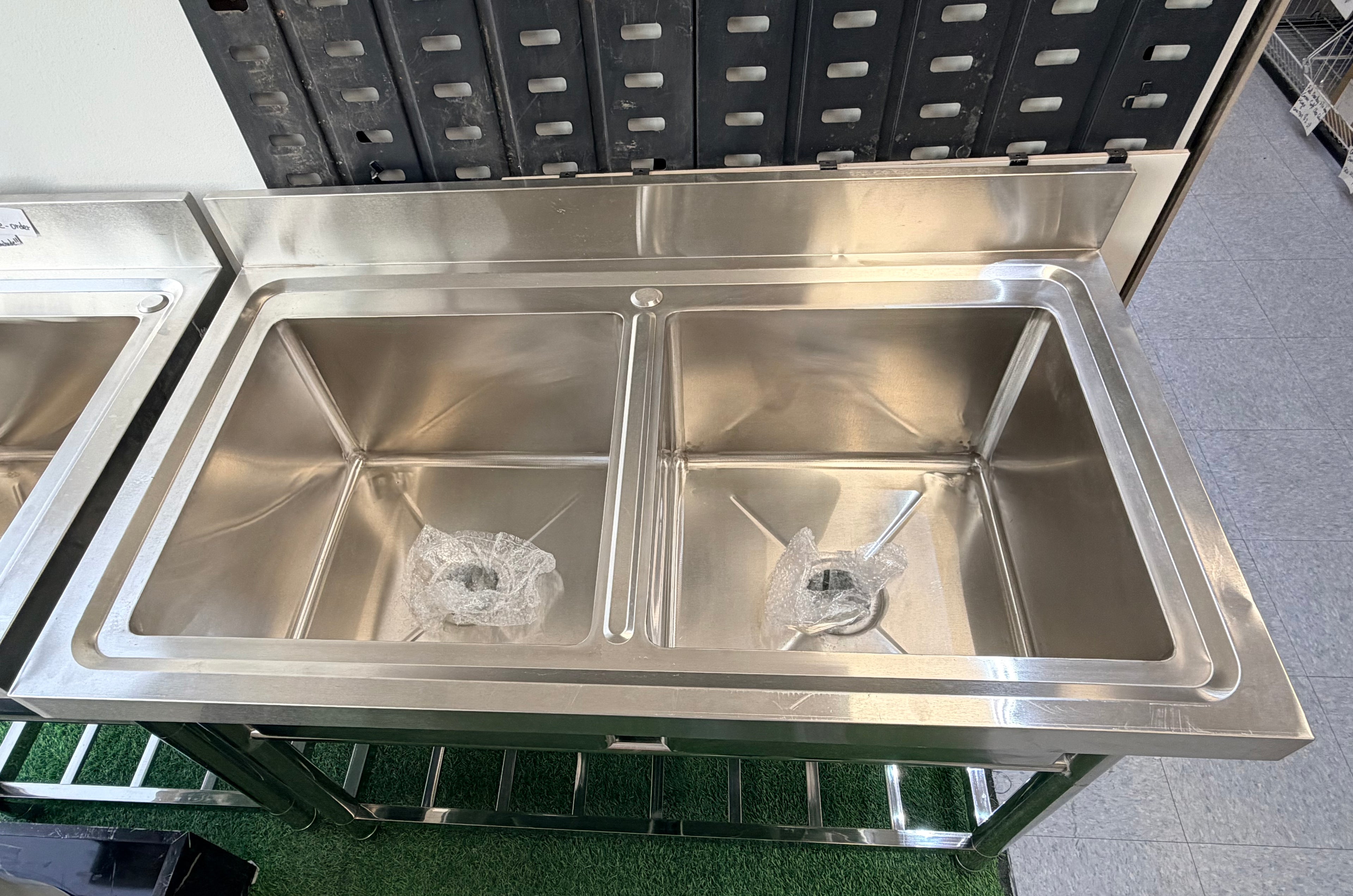 Stainless Steel Double Layer Laundry Sink GYXG 002 43.5"L x25"Dx 36"H image 0