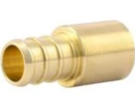 PEX Crimp × Male Sweat Adapter – 1/2" (Model: 62702)
