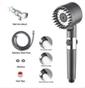 Matte Black Shower Hand – 3 Spray Modes + Full Kit image 0