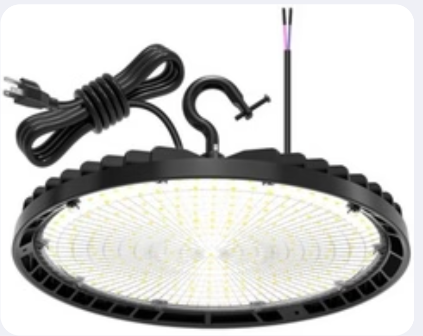 LED UFO High Bay BI 240W 5000K 100-277VAC Black image 0