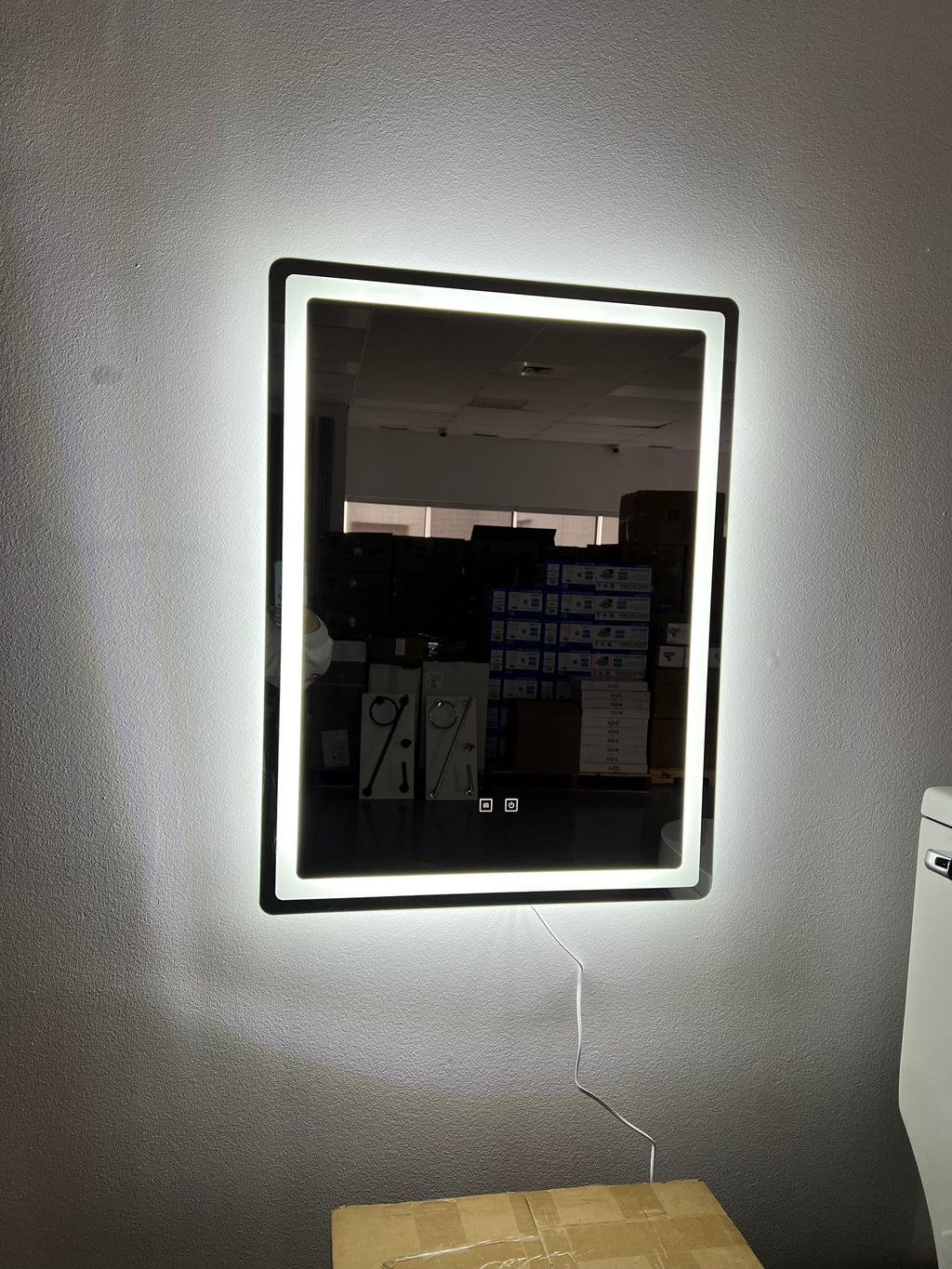 LED Vanity Mirror 24x32 – Anti-Fog, Touch Switch, Cool White image 2