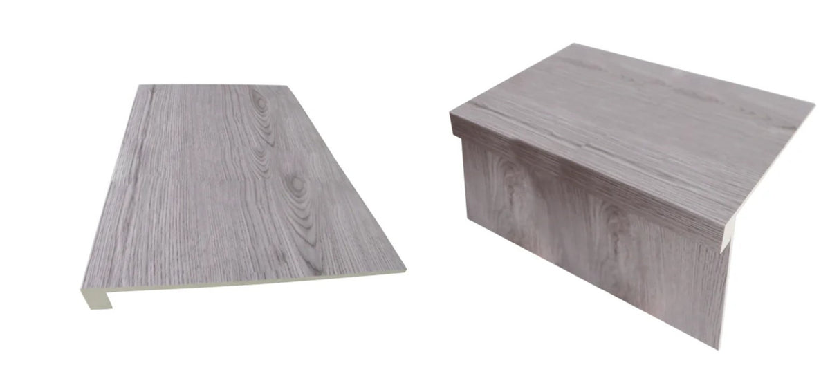 8504 WPC Big Stair Nose Tread Wide, 85"x12"x1.25" image 1