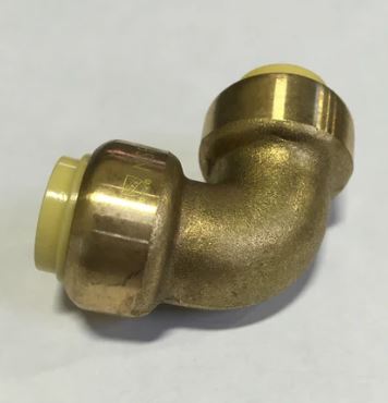 PEX Bite Elbow – 1/2" Push-Fit 90° Fitting (Model: 61401) image 1