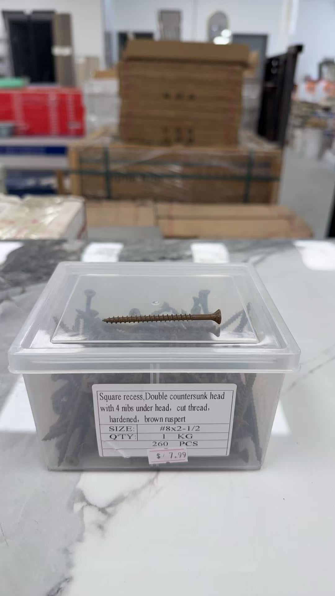 Construction Screws - #8 x 2-1/2" image 0