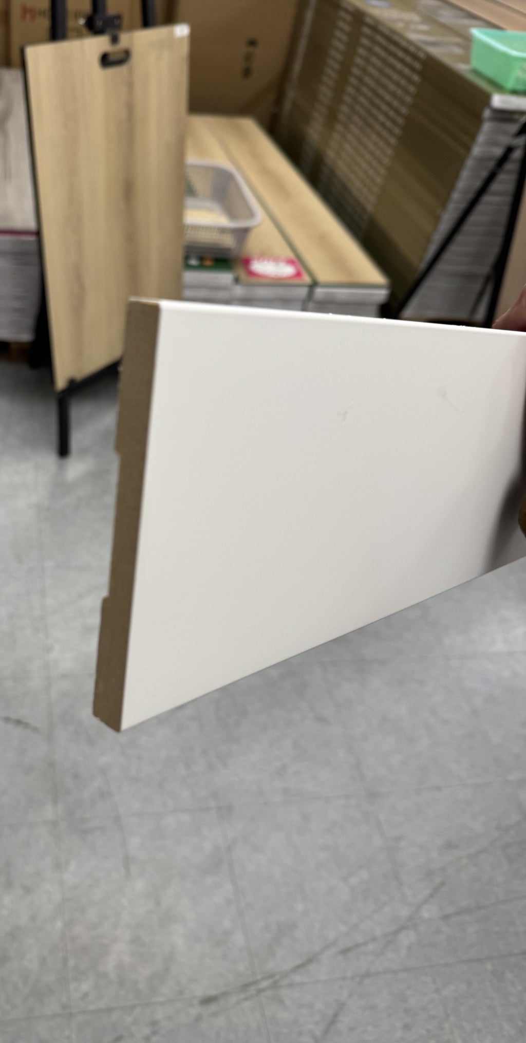 Baseboard Moulding 1/2"x4.5"x85" 10pcs/pack $42.99/pack image 3