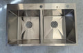 Handmade Topmount Kitchen Sink – Double Bowl | 16 G, 33"x20"x9.5" image 0