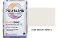 #381 Bright White Sanded Tile Grout PLUS – 25LB image 0