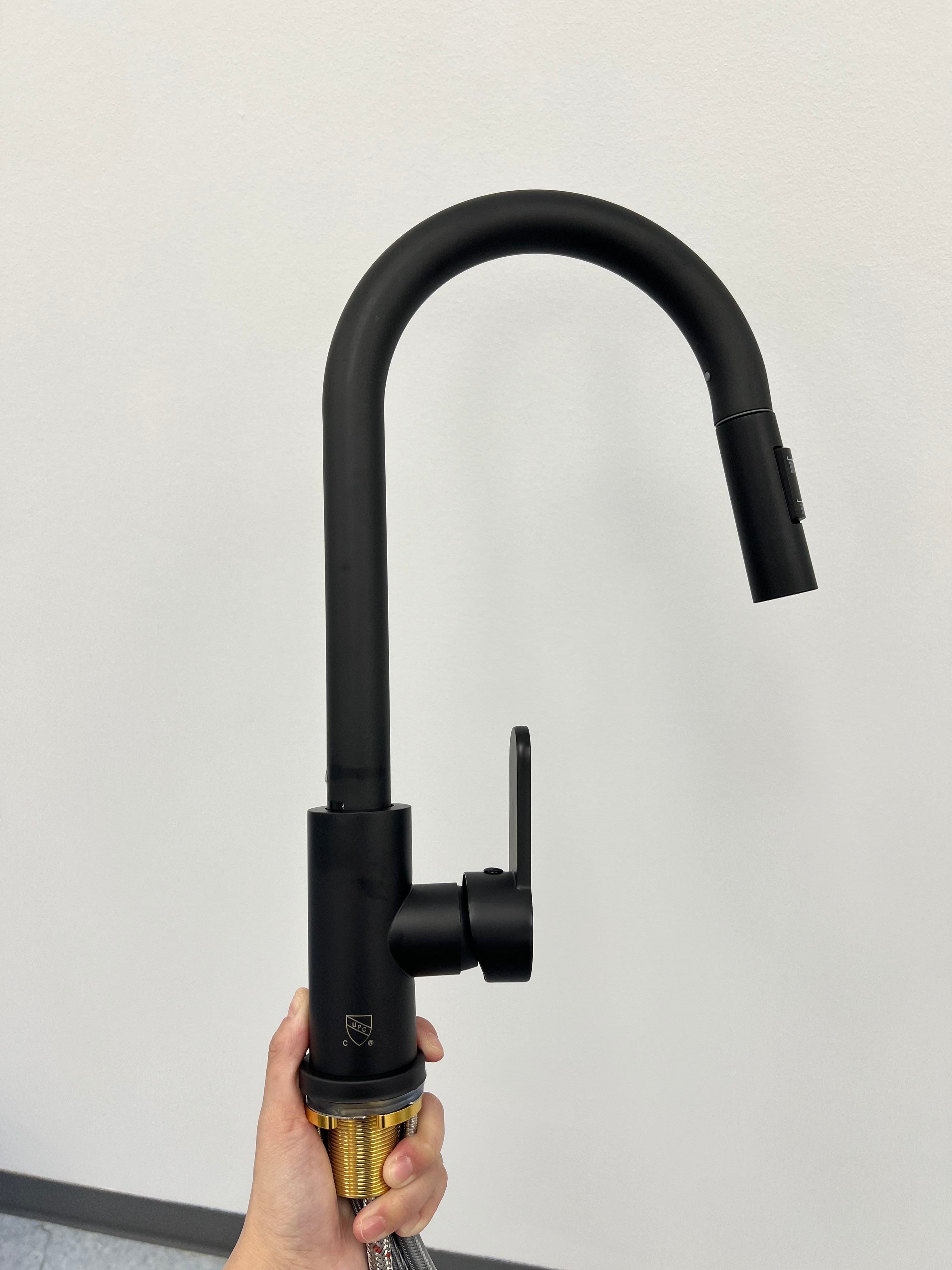 Kitchen Faucet – Slim Spout, Matte Black image 4