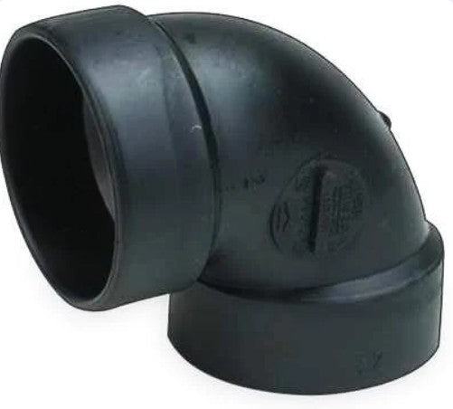 2876C ABS 90 Degree Short Elbow 1-1/2" image 0