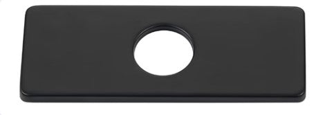 Black Kitchen Faucet Cover Plate – 10" Matte Finish image 0