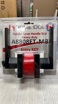 Heavy-Duty Entrance Lock with Key | Black | A2101ET-MB/A8808ET-MB
