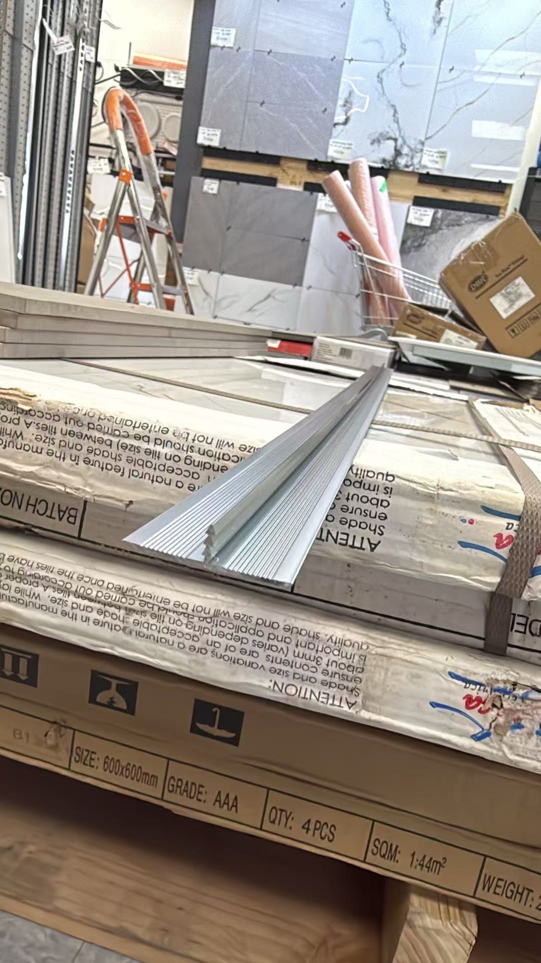 Aluminum T-moulding 36"