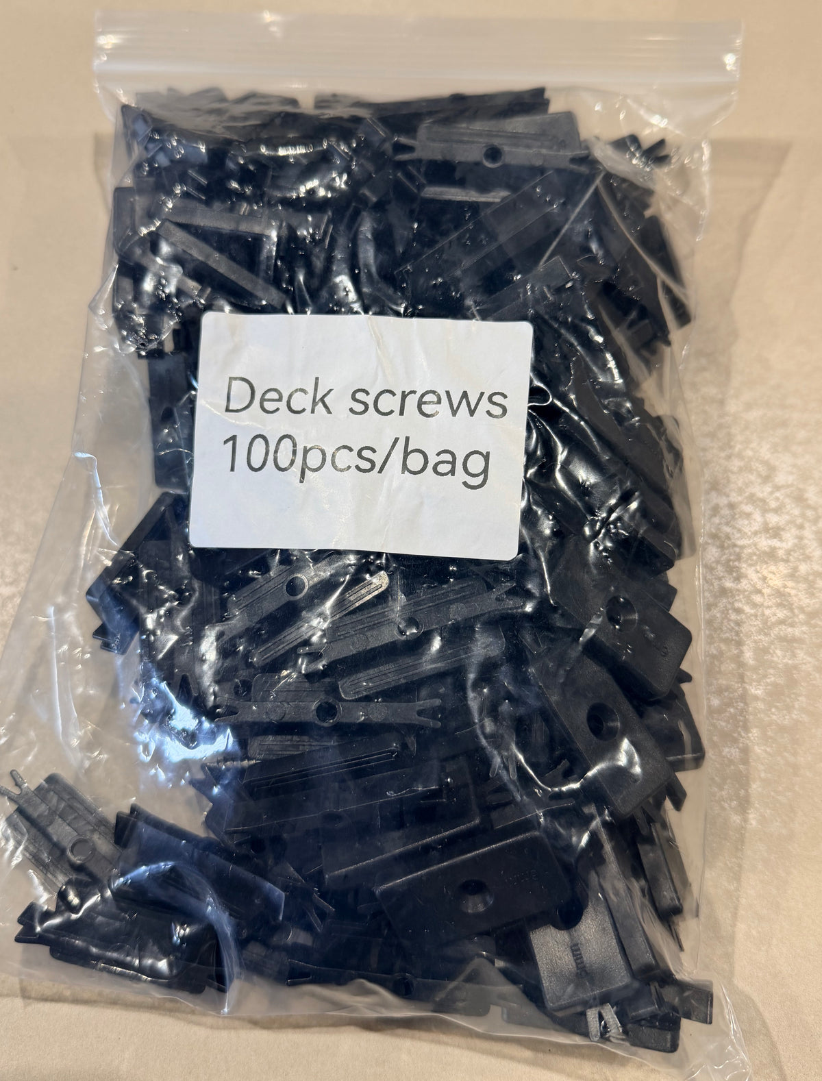 Plastic Connector For Decking Combo 50sqft/Bag