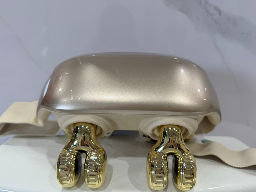 Intelligent Neck Massage Machine - White & Gold
