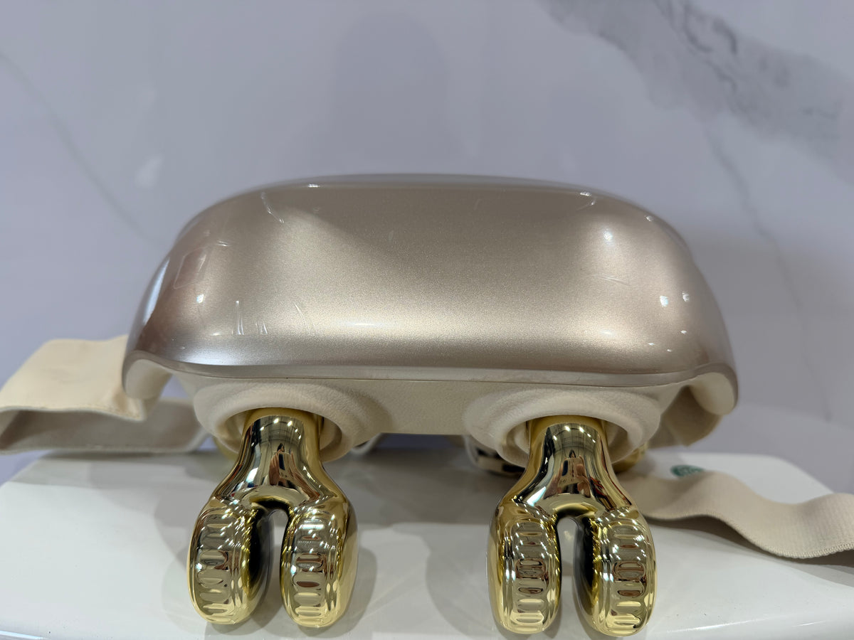 Intelligent Neck Massage Machine - White & Gold