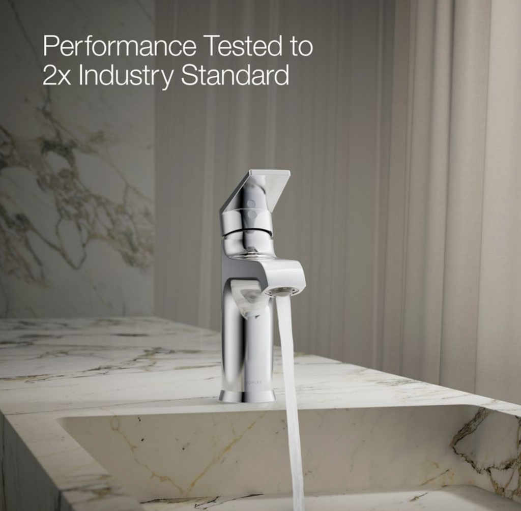 KOHLER K97060-4-CP Hint Single Hole Single-Handle Bathroom Faucet - Polished Chrome