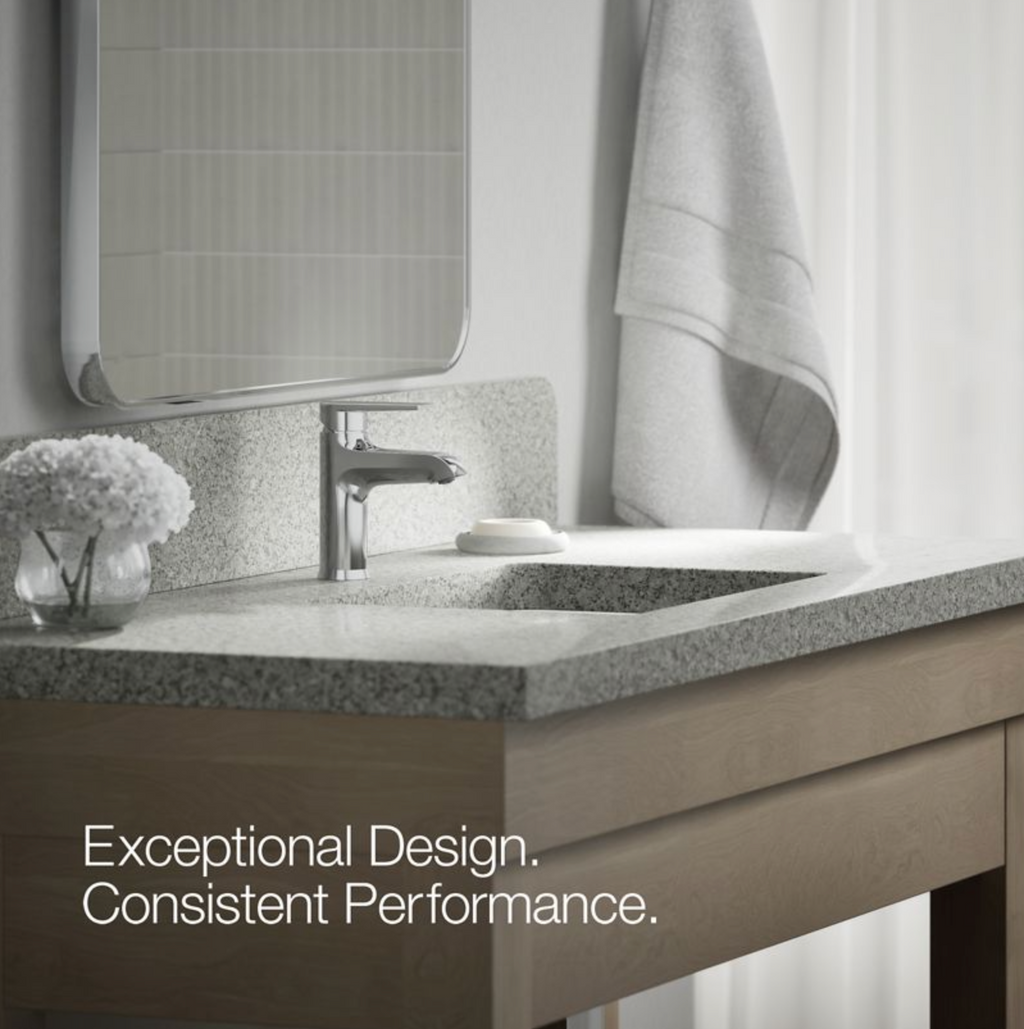 KOHLER K97060-4-CP Hint Single Hole Single-Handle Bathroom Faucet - Polished Chrome