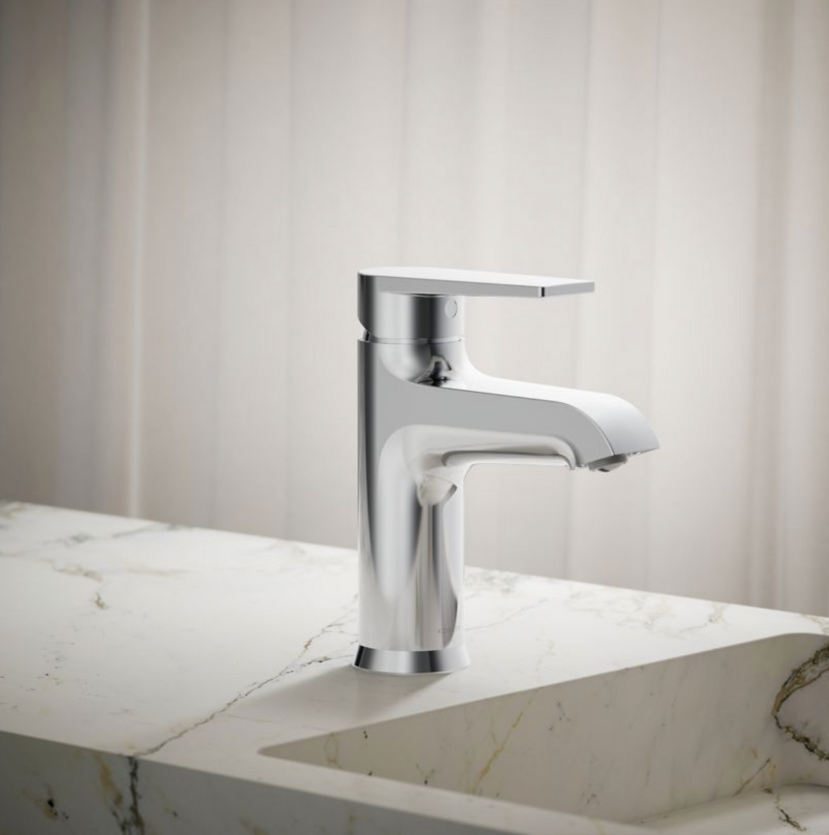 KOHLER K97060-4-CP Hint Single Hole Single-Handle Bathroom Faucet - Polished Chrome