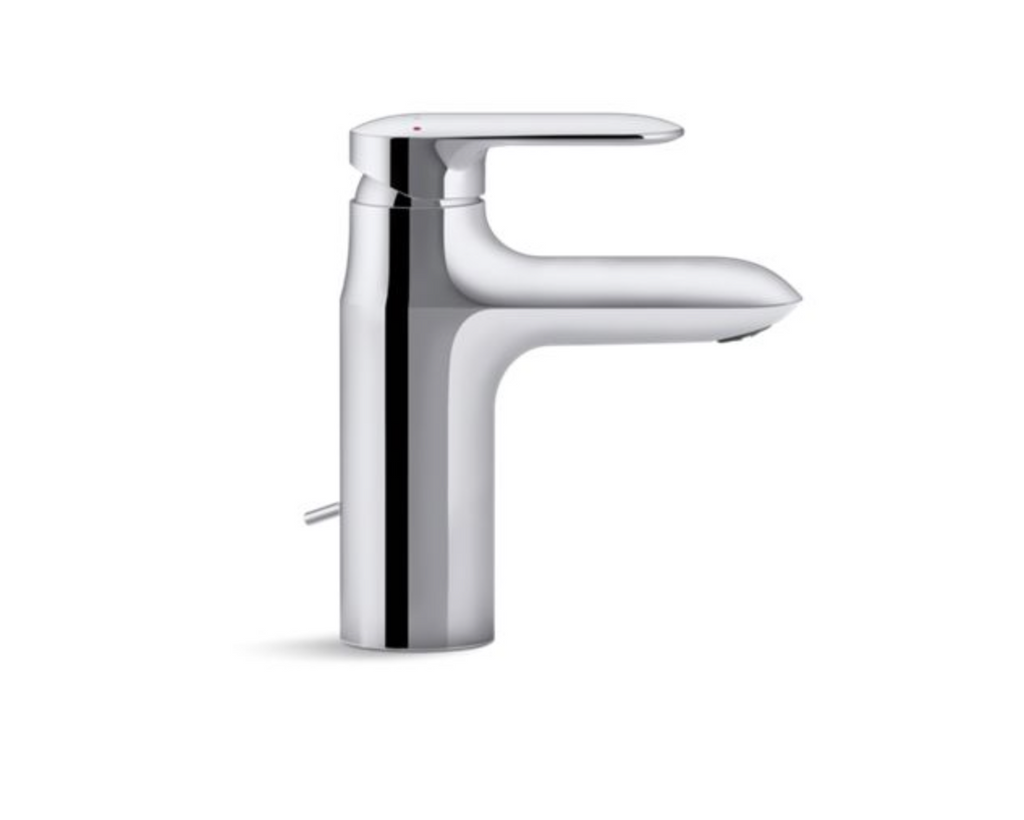 KOHLER K98827-4-CP Single Handle Bathroom Faucet- Polished Chrome
