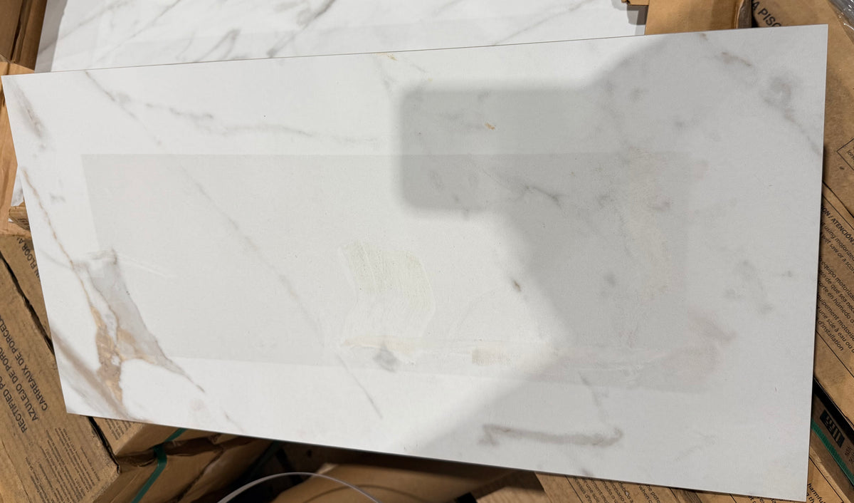 12"x24" Calcatta Gold MB21 Matte Porcelain Tile, $1.29/sq.ft (9pcs/box, 16.83sq.ft)