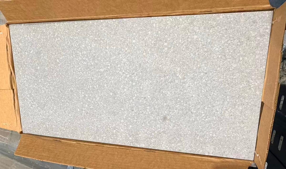 12"x24" American Olean Light Grey NE03 Matte Porcelain Tile, $0.99/sq.ft (9pcs/box, 17.02sq.ft)