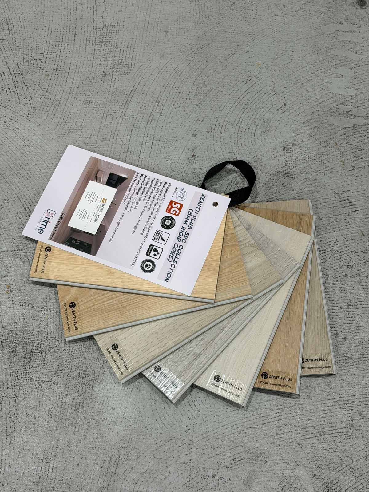 SPC Flooring - PRIME Zenith Plus Series IN-STORE ORDER ONLY | 8mm, 7.17"x60.63", 6 Planks/Box, Approx. 18.10sq.ft/Box, $2.69/sq.ft