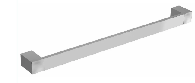 RIOBEL RF5C Reflet 24" Towel Bar - Chrome