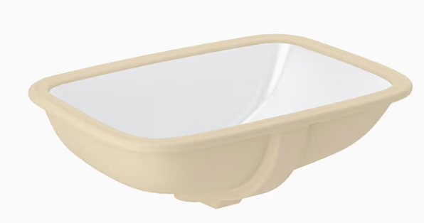 SLOAN SS-3021 Rectangular Undermount Bathroom Sink – White