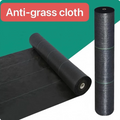 Anti-Grass Cloth Heavy Duty Control Fabric Black 40"x85' 280 sq.ft/roll